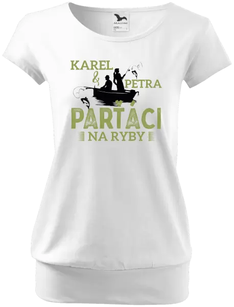 Dámské tričko Parťáci na ryby