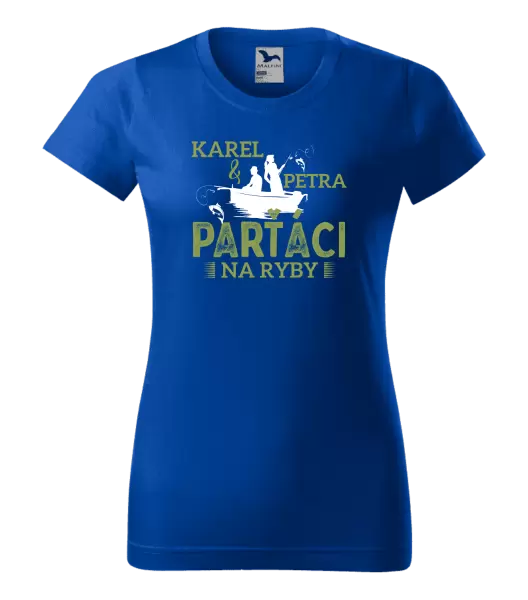 Dámské tričko Parťáci na ryby