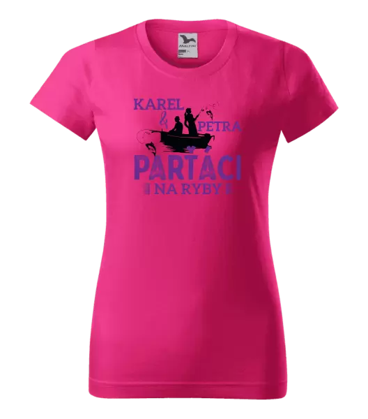 Dámské tričko Parťáci na ryby