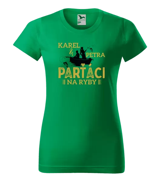 Dámské tričko Parťáci na ryby