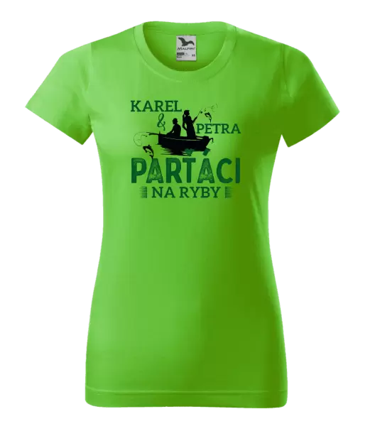 Dámské tričko Parťáci na ryby