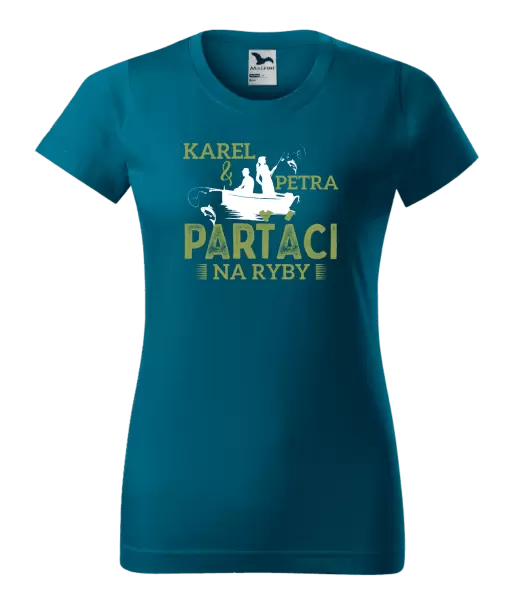 Dámské tričko Parťáci na ryby