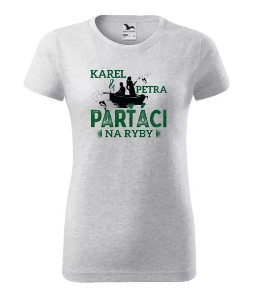 Dámské tričko Parťáci na ryby