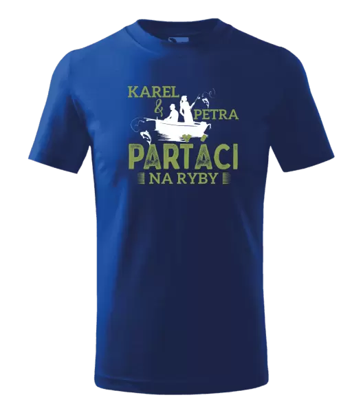 Dětské tričko Parťáci na ryby