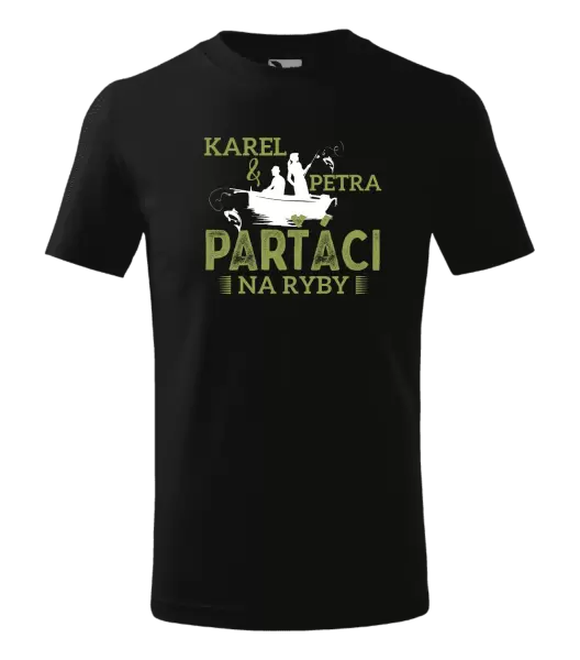 Dětské tričko Parťáci na ryby