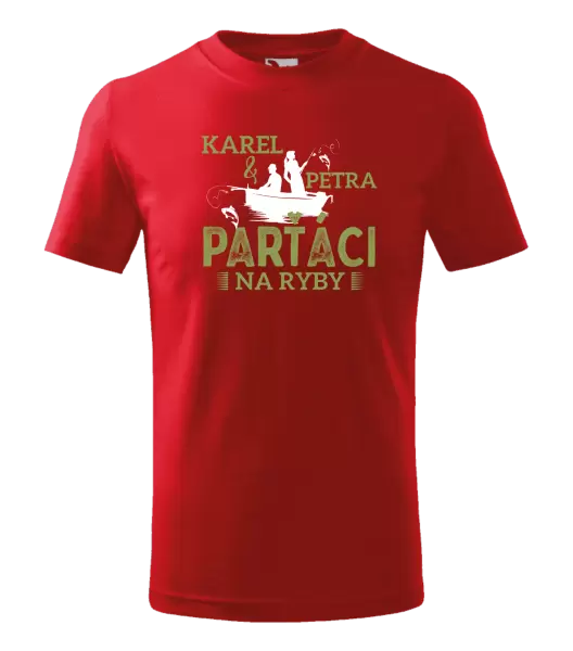 Dětské tričko Parťáci na ryby