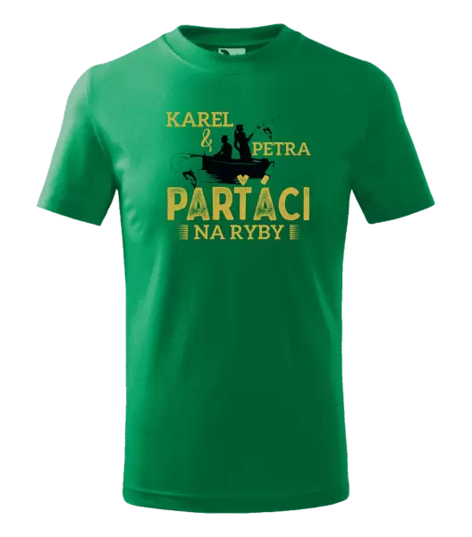 Dětské tričko Parťáci na ryby