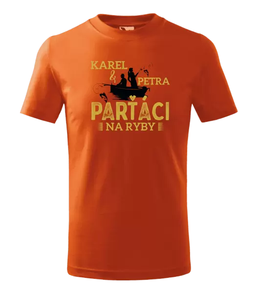 Dětské tričko Parťáci na ryby