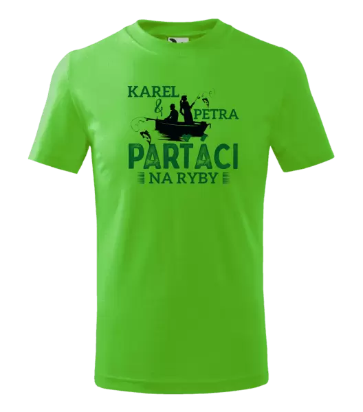 Dětské tričko Parťáci na ryby