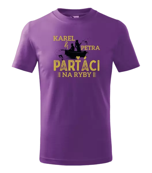 Dětské tričko Parťáci na ryby