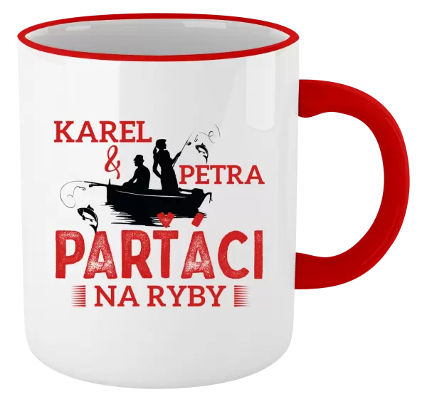 Hrnek Parťáci na ryby