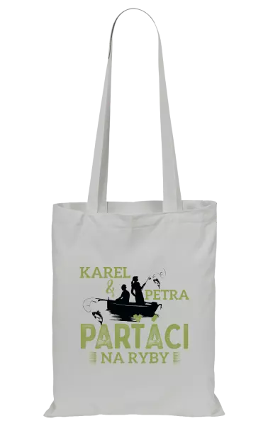 Látková taška Parťáci na ryby