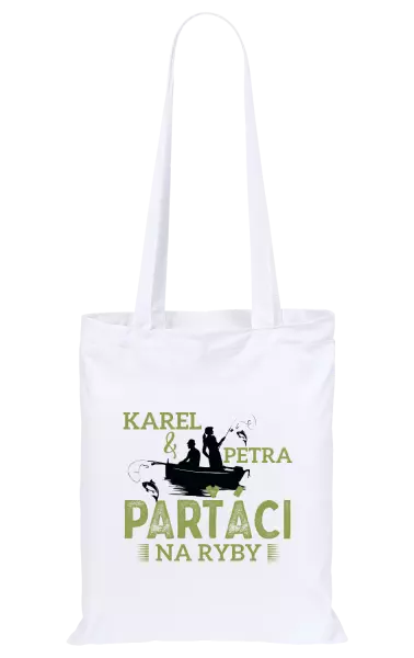 Látková taška Parťáci na ryby