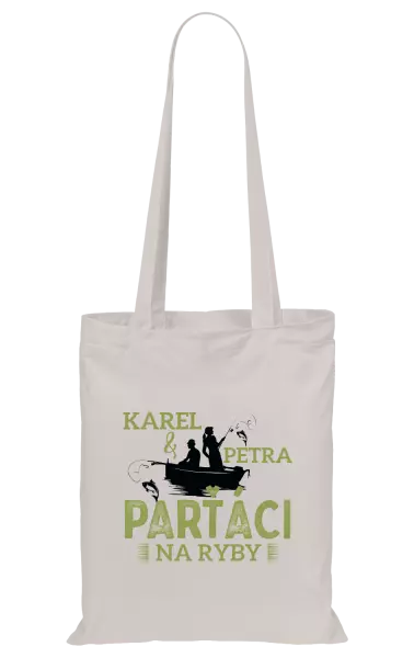 Látková taška Parťáci na ryby