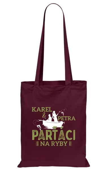 Látková taška Parťáci na ryby