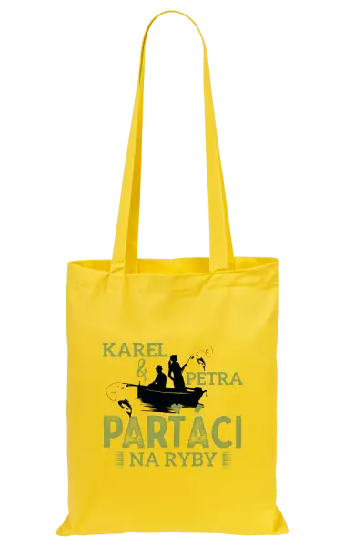 Látková taška Parťáci na ryby