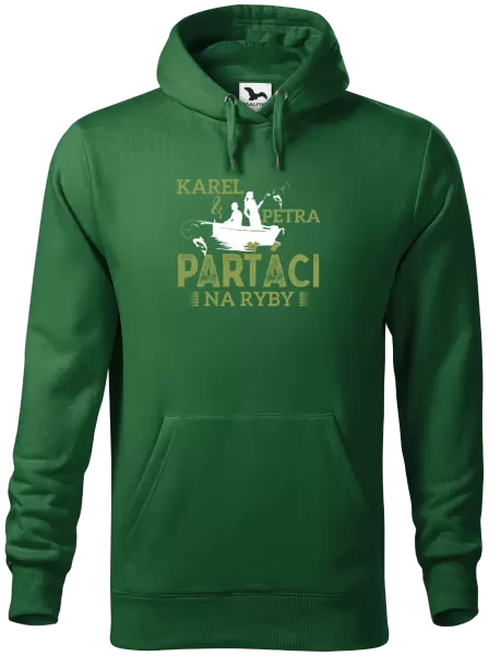 Pánská mikina Parťáci na ryby