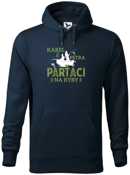 Pánská mikina Parťáci na ryby