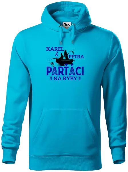 Pánská mikina Parťáci na ryby