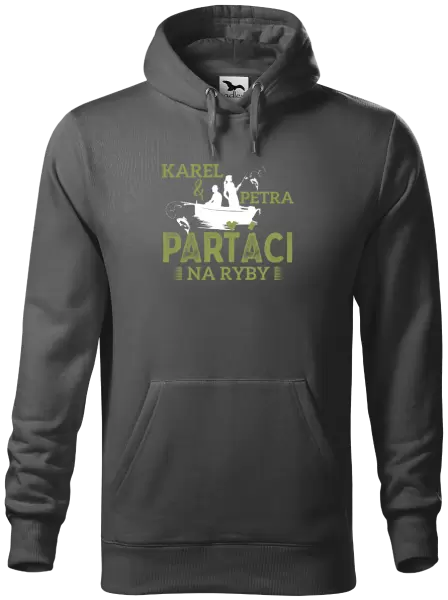 Pánská mikina Parťáci na ryby