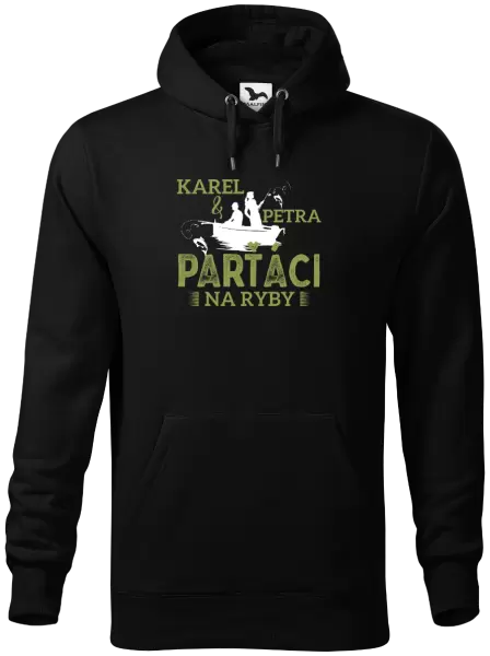 Pánská mikina Parťáci na ryby