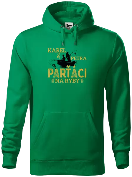 Pánská mikina Parťáci na ryby