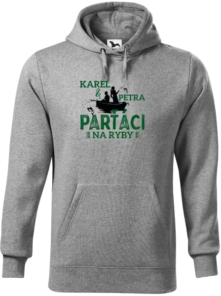 Pánská mikina Parťáci na ryby