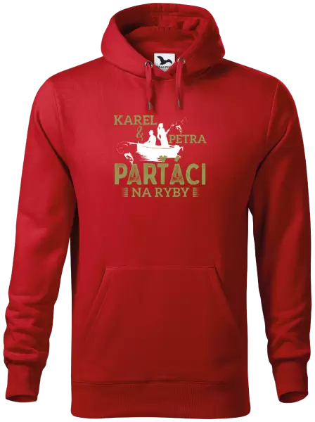 Pánská mikina Parťáci na ryby