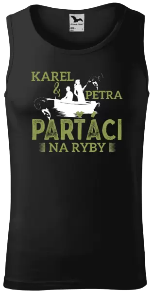 Pánské tílko Parťáci na ryby