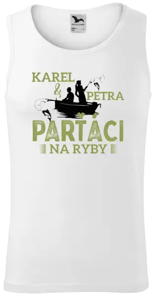 Pánské tílko Parťáci na ryby