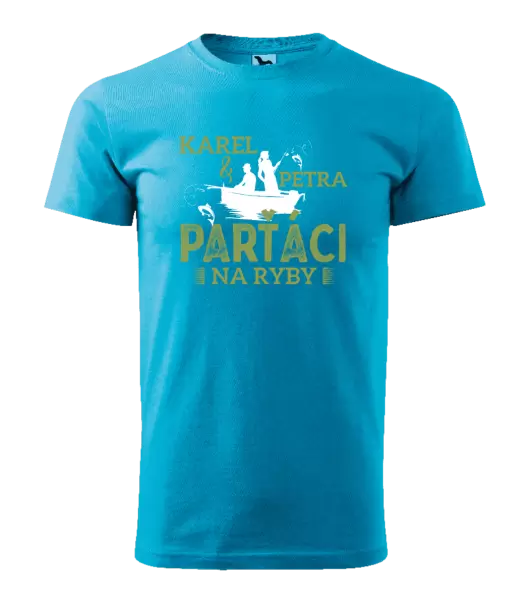 Pánské tričko Parťáci na ryby