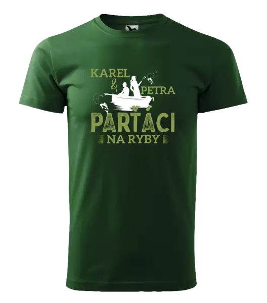 Pánské tričko Parťáci na ryby