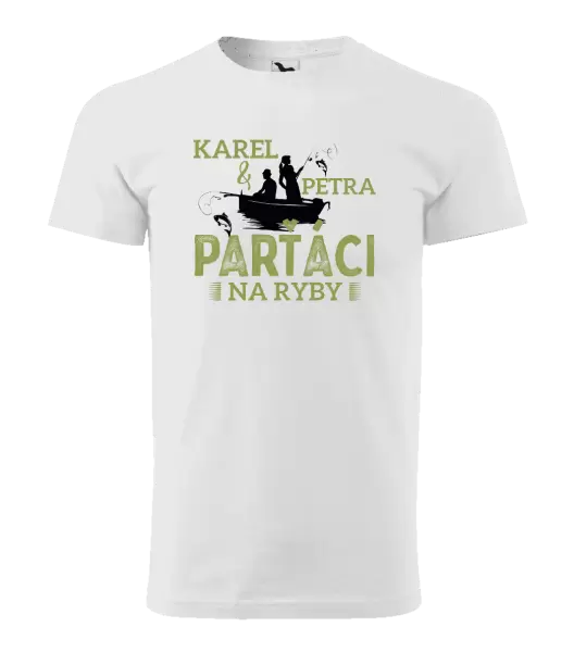 Pánské tričko Parťáci na ryby