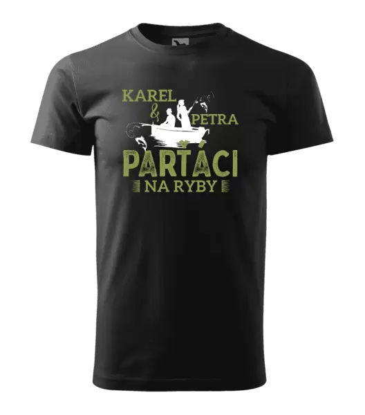 Pánské tričko Parťáci na ryby