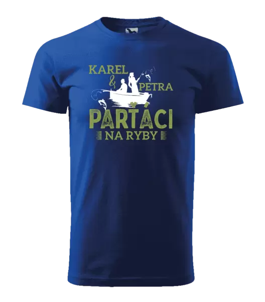 Pánské tričko Parťáci na ryby