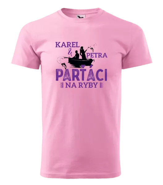 Pánské tričko Parťáci na ryby