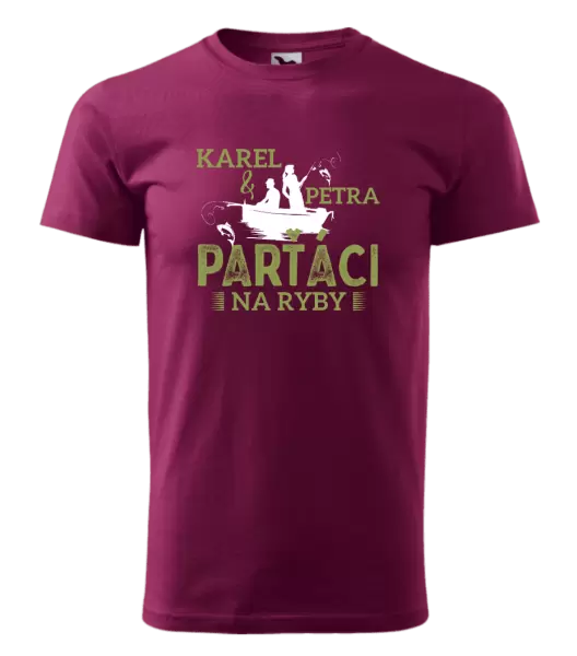 Pánské tričko Parťáci na ryby