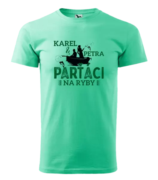 Pánské tričko Parťáci na ryby