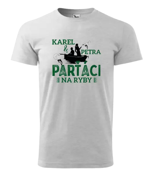 Pánské tričko Parťáci na ryby