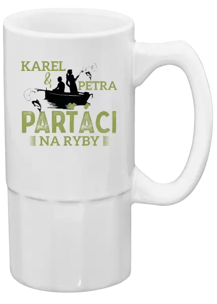 Půllitr Parťáci na ryby