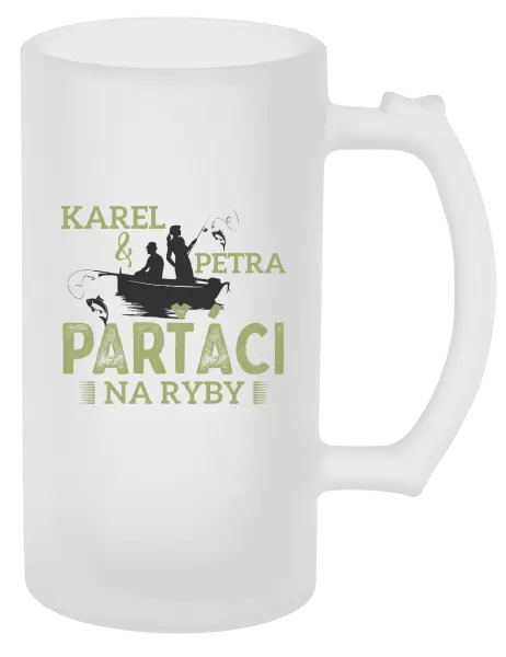 Půllitr Parťáci na ryby