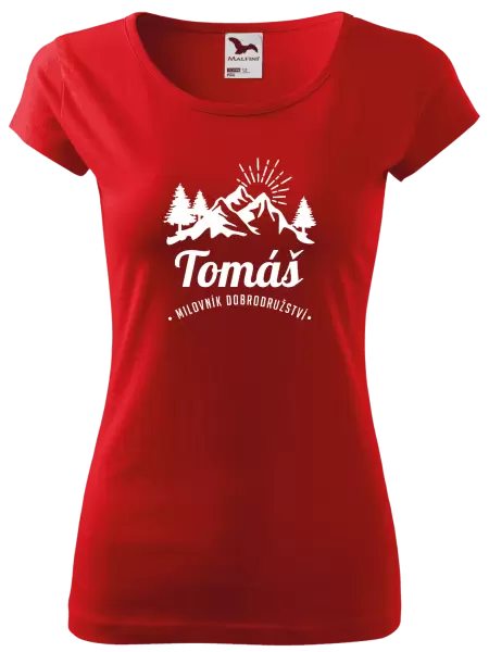 Dámské tričko Milovník dobrodružství