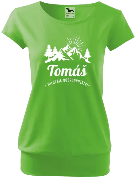 Dámské tričko Milovník dobrodružství