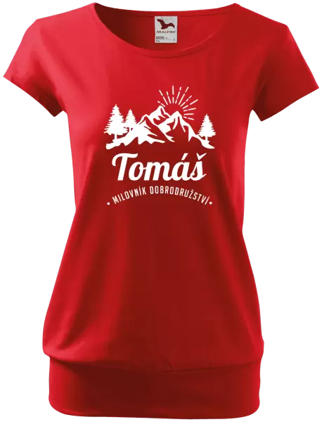 Dámské tričko Milovník dobrodružství