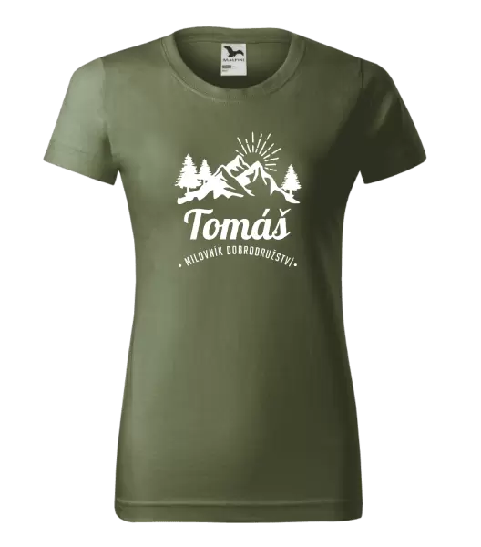 Dámské tričko Milovník dobrodružství