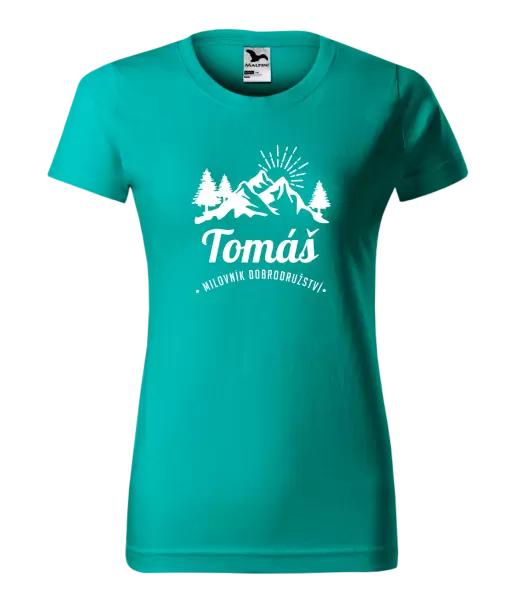 Dámské tričko Milovník dobrodružství