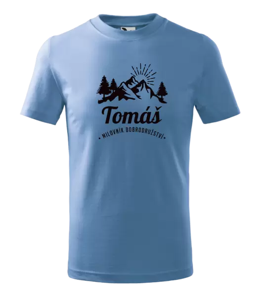 Dětské tričko Milovník dobrodružství