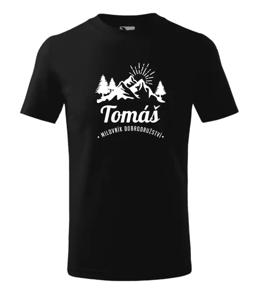 Dětské tričko Milovník dobrodružství