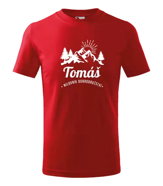 Dětské tričko Milovník dobrodružství