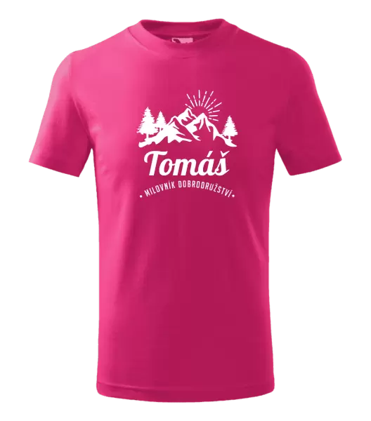 Dětské tričko Milovník dobrodružství